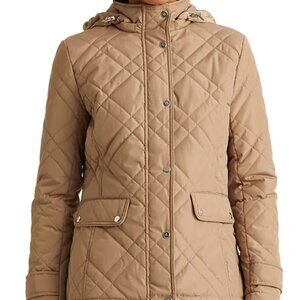 LAUREN RALPH LAUREN QUILTED HOODED JACKET (PSP)